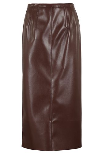 Long Leather Effect Skirt - Philosophy di Lorenzo Serafini - Modalova