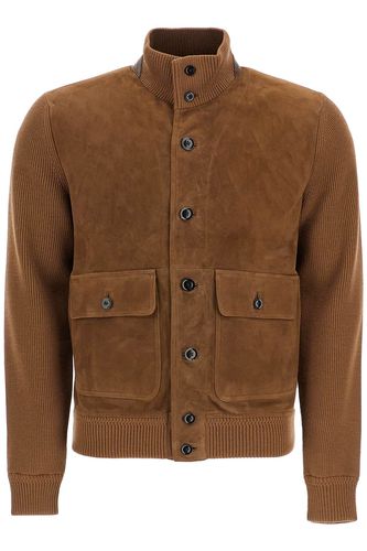 Tom Ford Knit And Suede Blouson - Tom Ford - Modalova