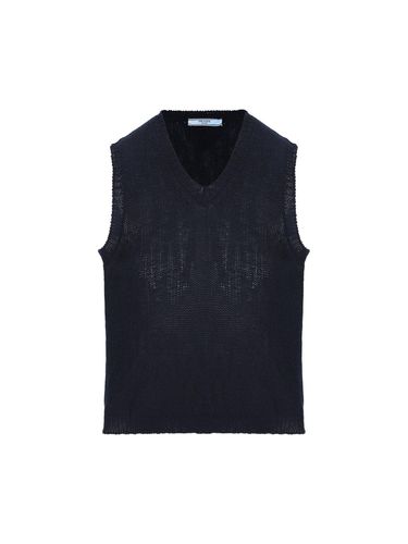 Prada V-neck Knitted Vest - Prada - Modalova