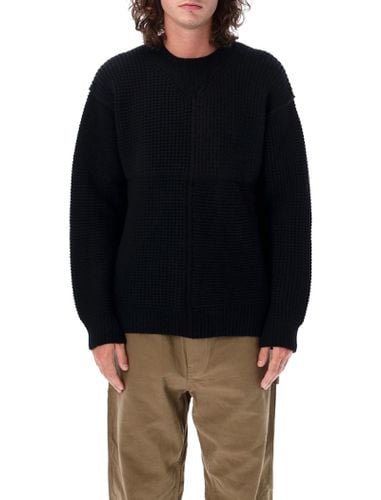 Crewneck Wool Patchwork Sweater - Comme des Garçons Homme - Modalova