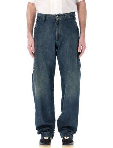 Zipped Denim Trousers - MM6 Maison Margiela - Modalova