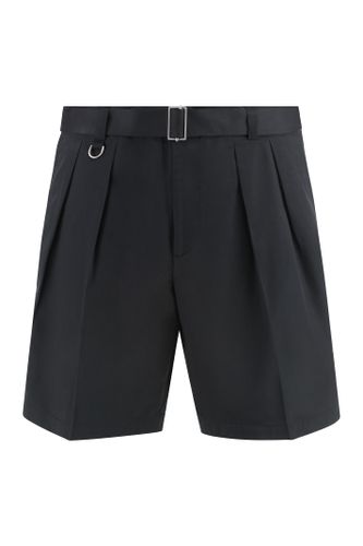 Cotton Blend Bermuda Shorts - Paolo Pecora - Modalova