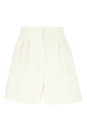 Max Mara Ivory Stretch Wool Shorts - Max Mara - Modalova