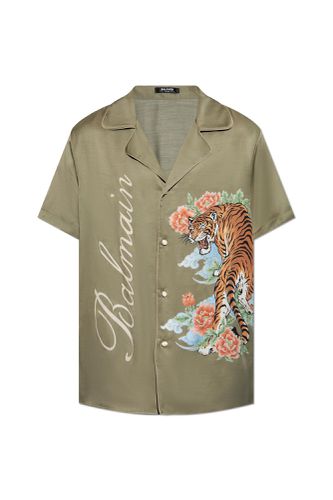 Balmain Shirt With Short Sleeves - Balmain - Modalova