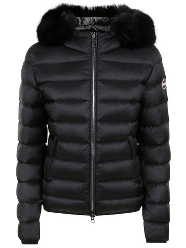 Logo Sleeve Furred Hood Padded Jacket - Colmar - Modalova