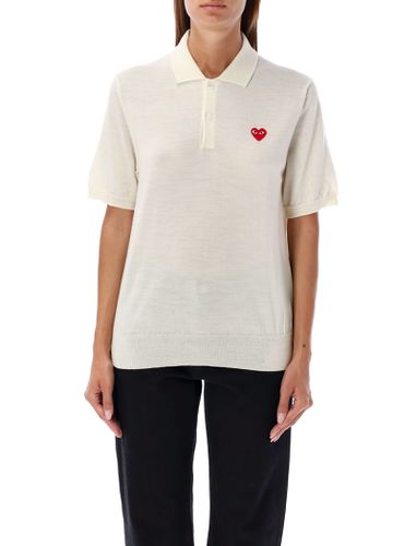 Polo Knit Red Heart - Comme des Garçons Play - Modalova