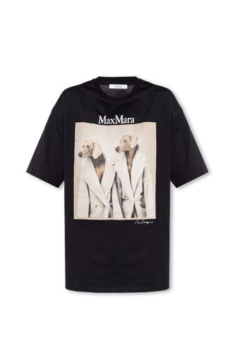 Max Mara Tacco Print Cotton T-shirt - Max Mara - Modalova