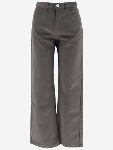 Cotton Flared Pants - Ami Alexandre Mattiussi - Modalova