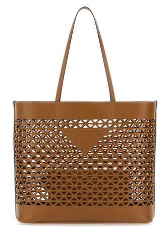 Prada Caramel Leather Shopping Bag - Prada - Modalova