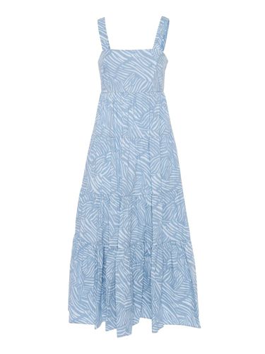 Michael Zebra Printed Sleeveless Midi Dress - Michael Kors - Modalova