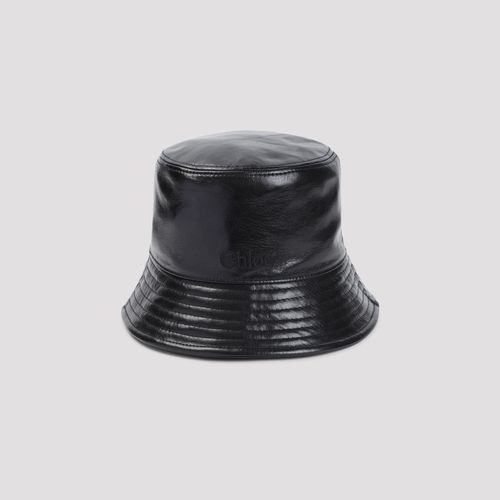 Chloé Leather Bucket Hat - Chloé - Modalova