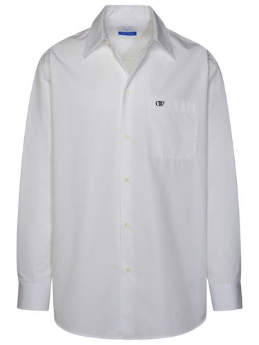 Off-White ow White Cotton Shirt - Off-White - Modalova