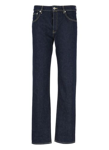 Slim Drawn Varsity Embroidered Jeans - Kenzo - Modalova