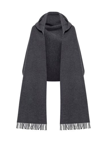 Knitted Fringed Scarf - Brunello Cucinelli - Modalova