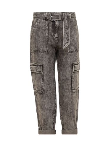 Belted Straight Leg Jeans - MICHAEL Michael Kors - Modalova