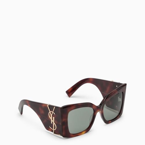 Sl M119 Blaze Tortoiseshell Sunglasses - Saint Laurent - Modalova