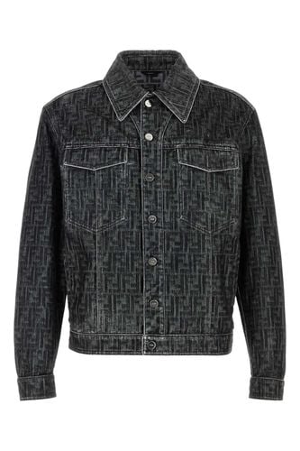 Fendi Embroidered Denim Jacket - Fendi - Modalova