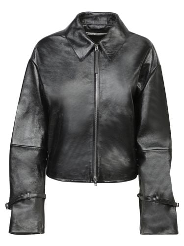 Acne Studios Zip-up Leather Jacket - Acne Studios - Modalova