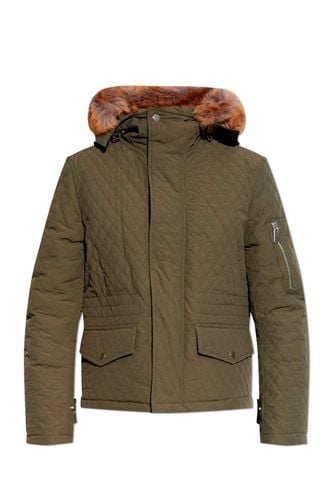 Bomber Long Sleeved Quilted Hooded Jacket - Burberry - Modalova