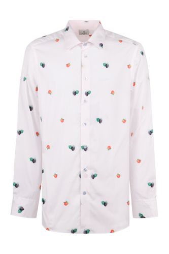 Etro Embroidered Cotton Shirt - Etro - Modalova