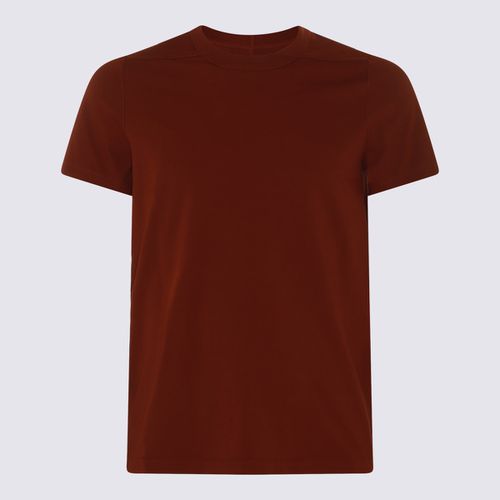 Rick Owens Dark Red Cotton T-shirt - Rick Owens - Modalova