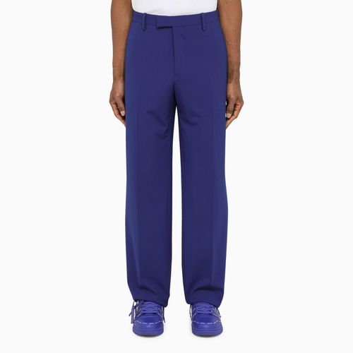 Off-White Blue Tailored Trousers - Off-White - Modalova