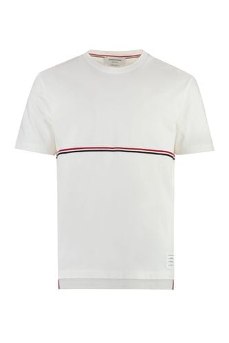 Thom Browne Logo Cotton T-shirt - Thom Browne - Modalova