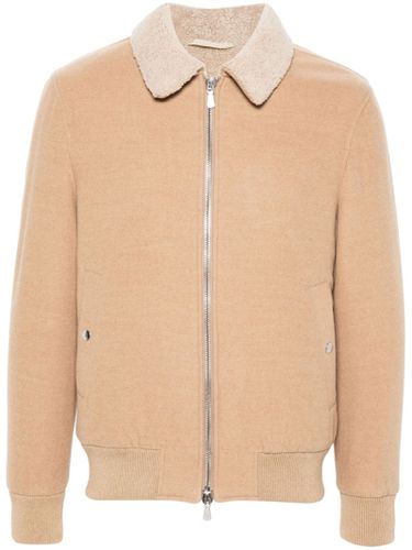 Eleventy Beige Wool Jacket - Eleventy - Modalova