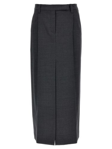 Skirt With Front Pleats - Brunello Cucinelli - Modalova