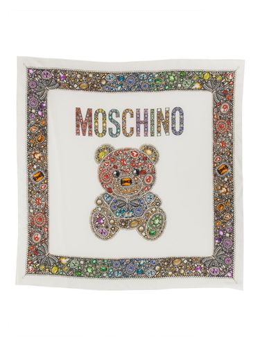 Moschino Silk Scarf - Moschino - Modalova