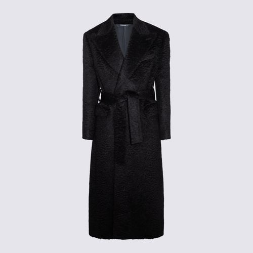 Dolce & Gabbana Black Coat - Dolce & Gabbana - Modalova