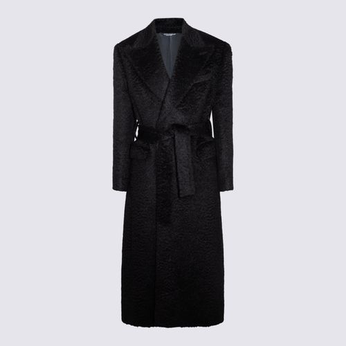 Dolce & Gabbana Black Coat - Dolce & Gabbana - Modalova