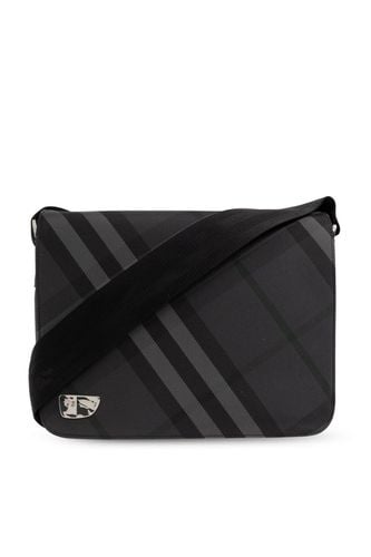 Checked Zipped Messenger Bag - Burberry - Modalova