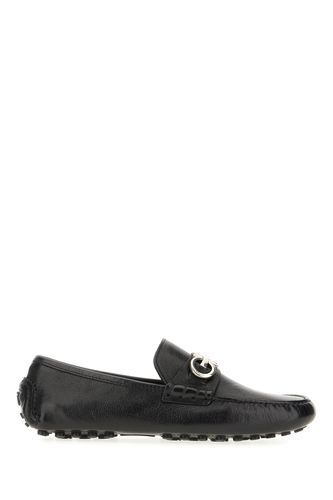 Black Leather Grazioso Loafers - Ferragamo - Modalova