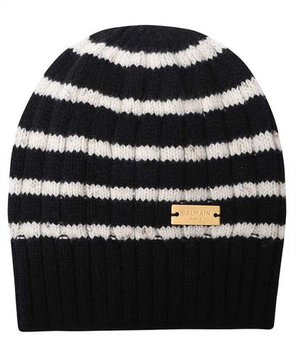 Balmain Knitted Beanie - Balmain - Modalova