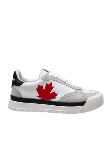 New Jersey Sneakers In And Leather - Dsquared2 - Modalova