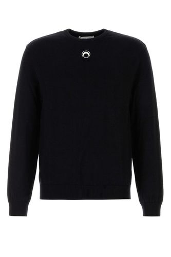 Moon Jacquard Crewneck Sweatshirt - Marine Serre - Modalova