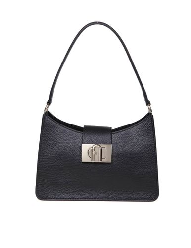 S Shoulder Bag In Black Soft Leather - Furla - Modalova