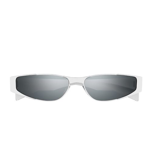 Saint Laurent Sl 739 Linea Sl Logo 001 Silver Silver Sunglasses - Saint Laurent Eyewear - Modalova