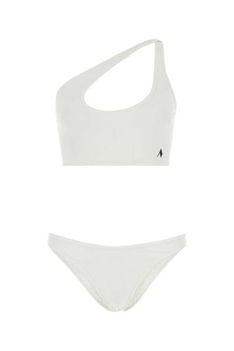 White Stretch Nylon Bikini - The Attico - Modalova