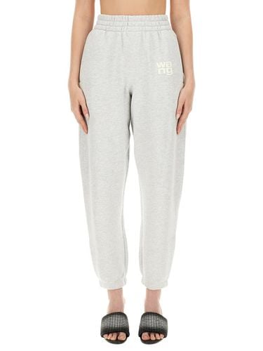 Jogging Pants With Logo - T by Alexander Wang - Modalova