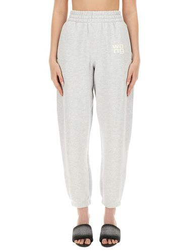 Jogging Pants With Logo - T by Alexander Wang - Modalova