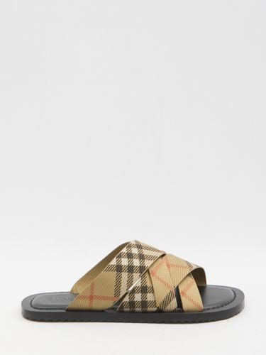 Burberry Pavilion Check Sandals - Burberry - Modalova