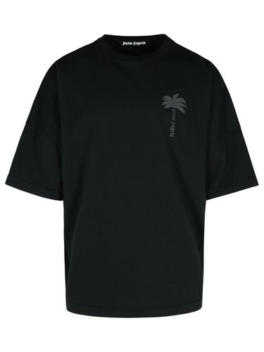 Palm Angels Black Cotton T-shirt - Palm Angels - Modalova