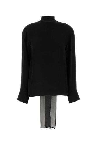 Black Georgette Blouse - Valentino Garavani - Modalova