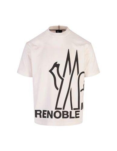 T-shirt With Logo - Moncler Grenoble - Modalova