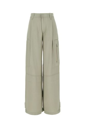 Sage Green Acetate Blend Pants - Ami Alexandre Mattiussi - Modalova