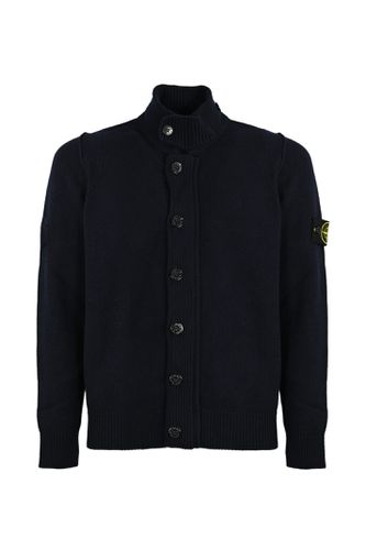 Stone Island Cardigan 547a3 In Wool - Stone Island - Modalova