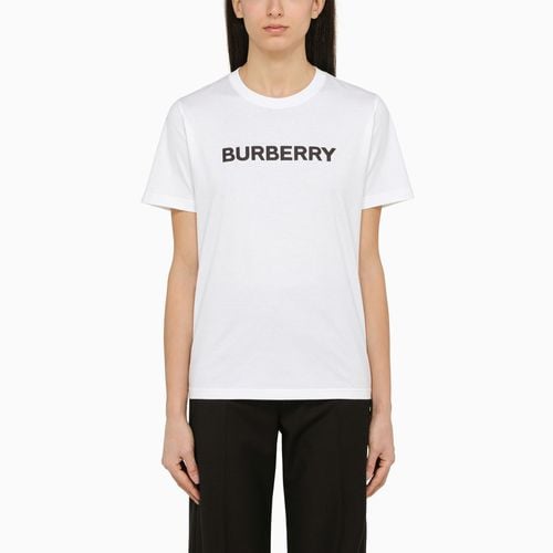 Crew-neck T-shirt With Logo - Burberry - Modalova