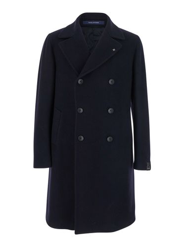 Arden Double-breasted Coat With Notched Revers In Wool And Cashmere Man - Tagliatore - Modalova